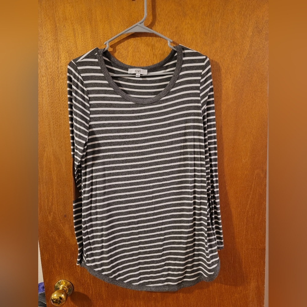 Ovi large striped shirt